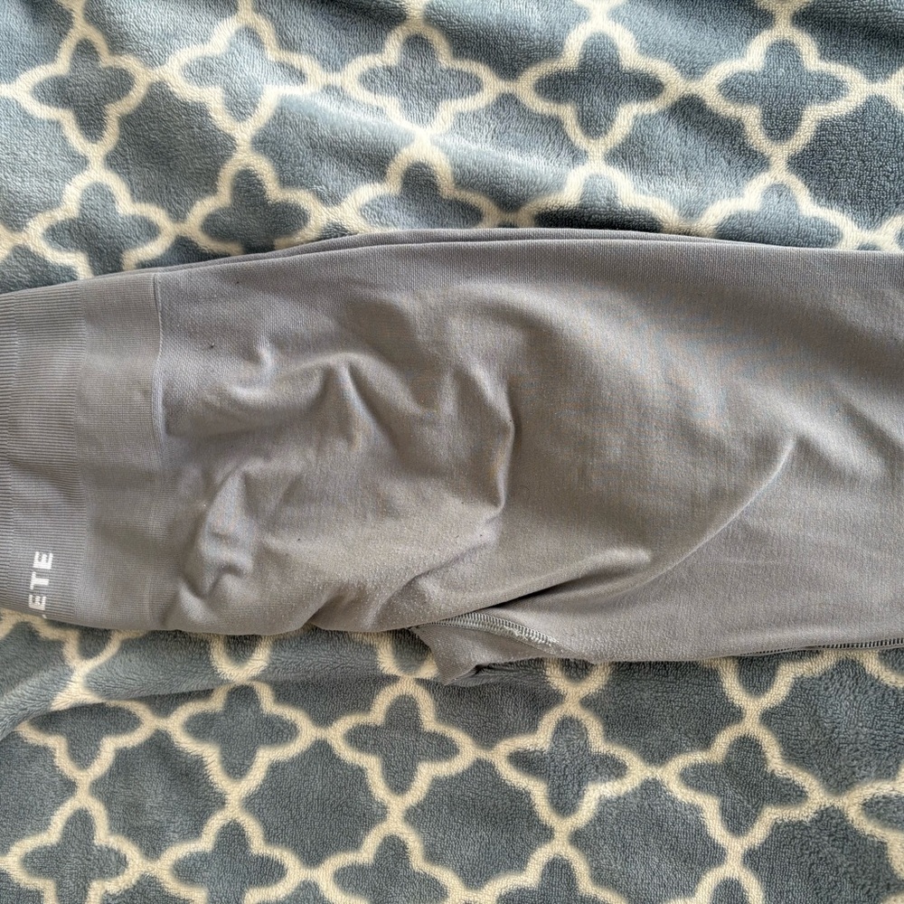 Alphalete Amplify Leggings - Gray/Light Blue